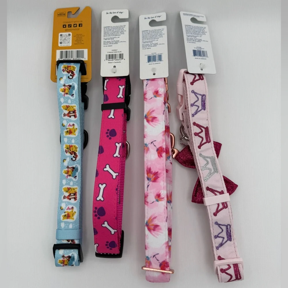 Disney and Top Paw Dog Collars, Bundle of 4 - Picture 3 of 3